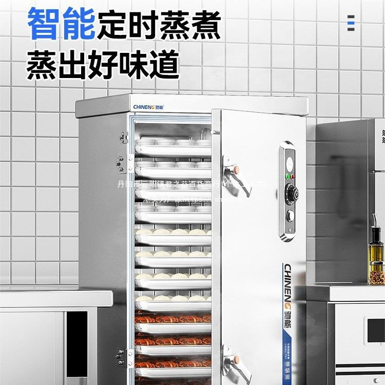 驰能小型蒸柜商用自动化调温控温定时防烧干智能蒸饭柜电蒸箱推车