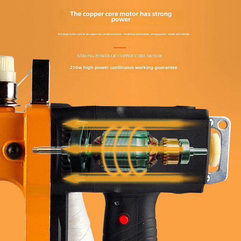 飞人牌手提式电动袋缝纫机编织袋米袋包装封口机插电式无线锂电池