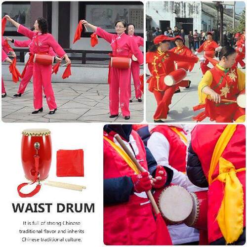 Waist Drum Cowhide Hand Dance Performance Instrument