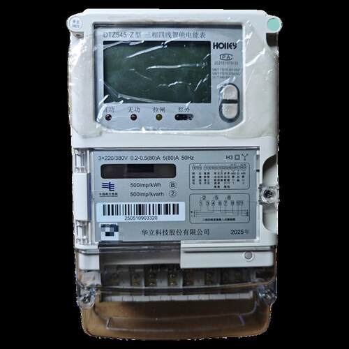 华立DTZ545-Z型 220V高精度 5/80A 南网峰谷三相四线电能表