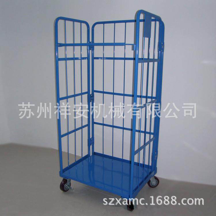 供应物流台车载货笼车折叠式物流台车仓储笼车