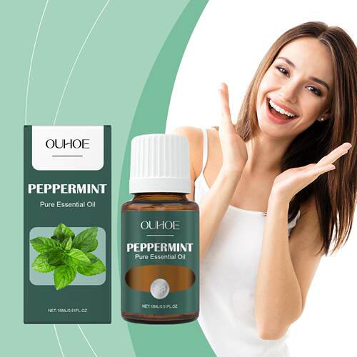 OUHOE Peppermint Soothing Massage Essential Oil, Skincare Mo