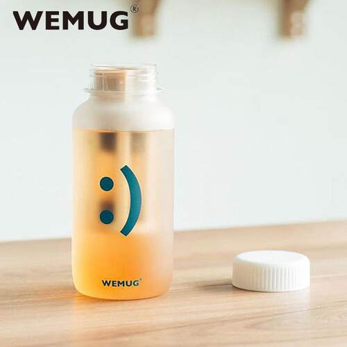 wemug笑脸水杯夏季女生耐高温塑料便携随手杯子冷萃咖啡杯冷泡杯