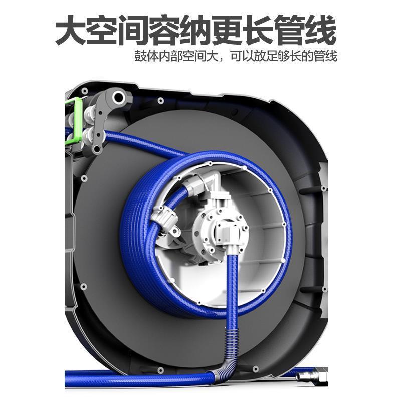 气鼓自动伸缩卷管器电鼓高压水鼓修车超长20米气管绕管器气动工具