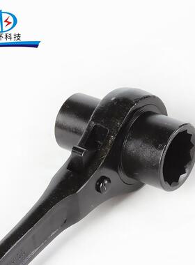 快两用棘轮扳M12-14速M16-M0M22-M24高强度电26力棘2轮扳手尖尾