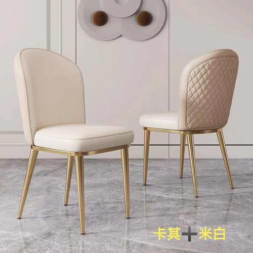 网红餐椅家用轻奢椅子意式靠背凳子北欧高级感餐桌椅酒店美甲椅子