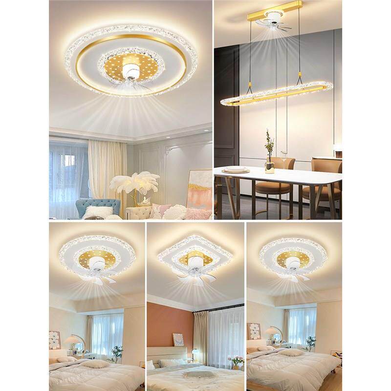 客厅吸顶灯餐厅吊扇灯轻奢全屋套餐灯具LED主卧室风扇灯2026新款
