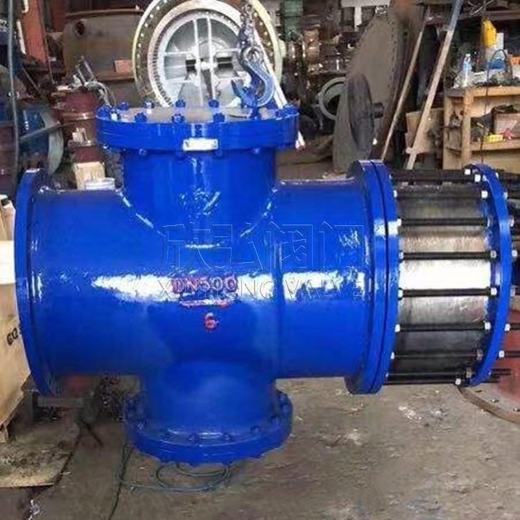 LT十字拉杆伸缩过滤器口滤径前置饮用水法兰管道网式过大LT