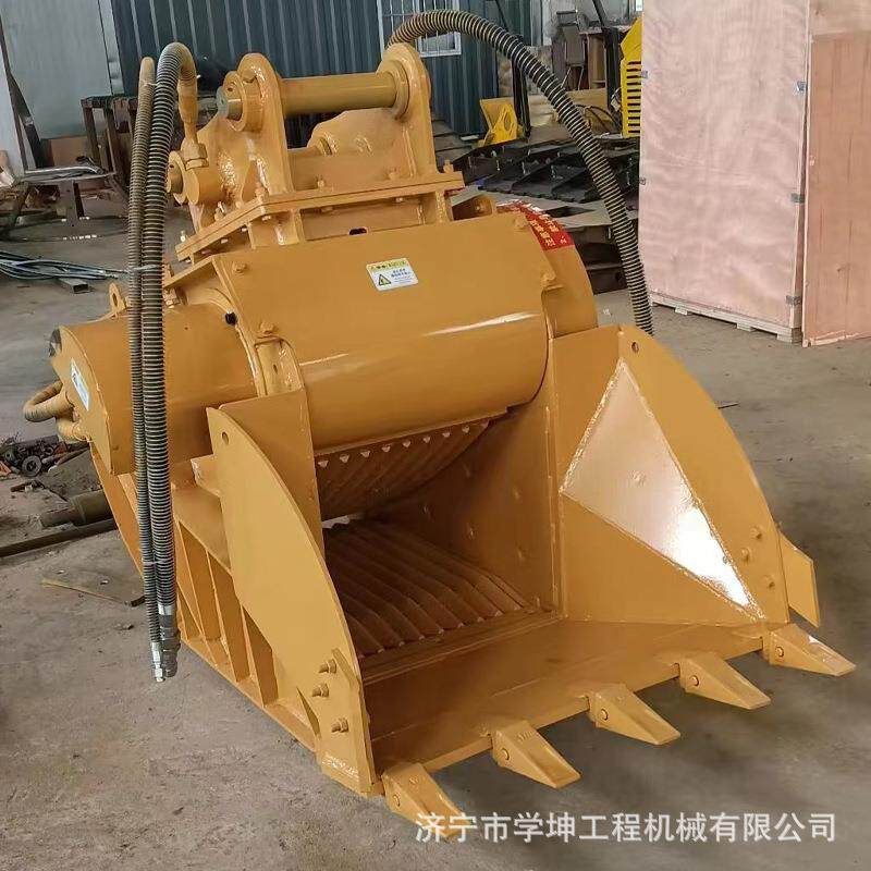 碎石斗 枕木粉碎斗 混泥土破碎铲斗 颚式破碎斗 挖机建筑模板破碎