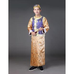 汉服男士 装 台成人阿贝勒服哥地主乡绅服舞话剧影楼演 清朝古装 新款