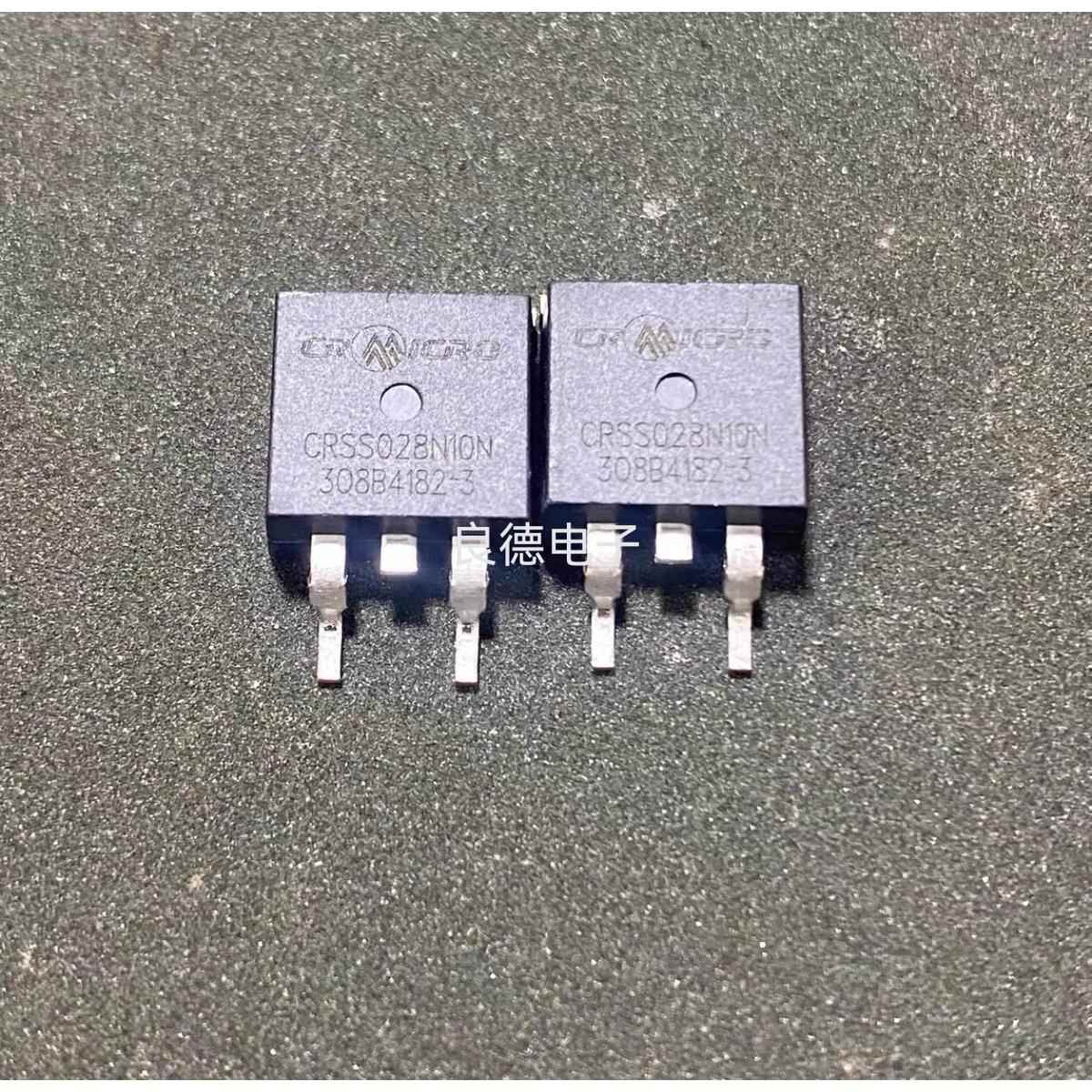 原字测好 CRSS028N10N 028N10N TO-263贴片锂电池保护场效应MOS管