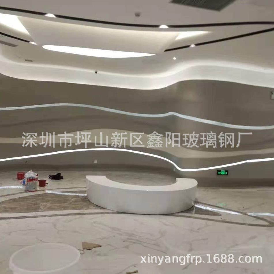 玻璃钢大型装饰圆台商场KTV创意家具美陈吧台创意玻璃钢雕塑摆件