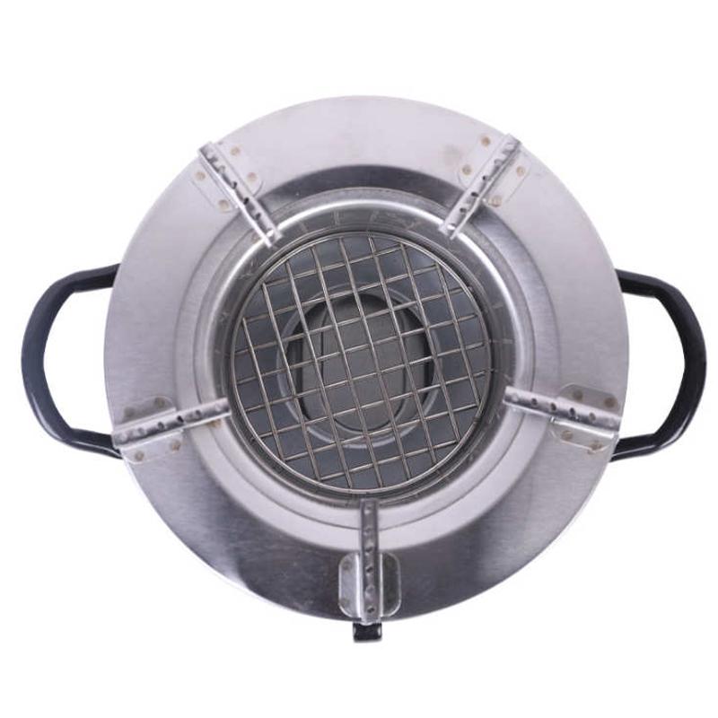 不锈钢家用柴火炉出口非洲一体式多用燃料炉烤炉做饭炉具现货批发