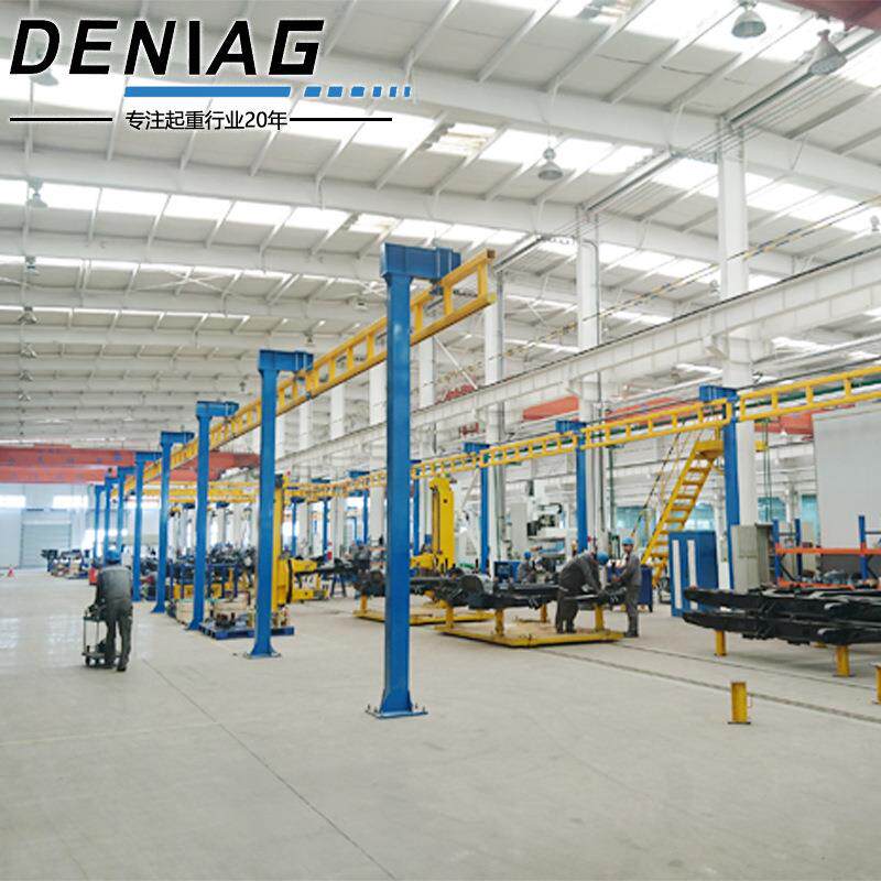 江苏厂家组合式轻小型起重0.5T柔性组合轻轨吊单梁行车轻型起重机