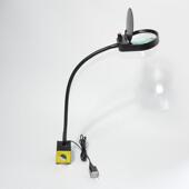 机床工作灯PD pdok子母镜片10倍3倍维修放大镜带灯 磁性灯座