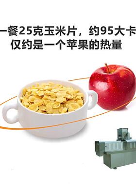 膨化玉米片生产线加工流程即食玉米脆片青稞麦片设备