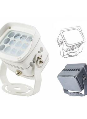 led投光灯外壳套件 户外防水方形投光灯12w24w40wled灯配件新款