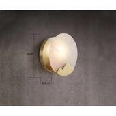 设计师新铜浴室壁灯壁灯中式 创意壁灯全墙moon过道床头背景