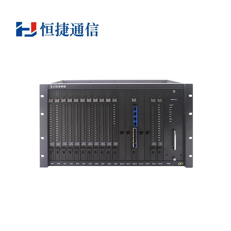 恒捷HJ-E800B程型数控电EIF话交换机智能组网电字源双备份支持光