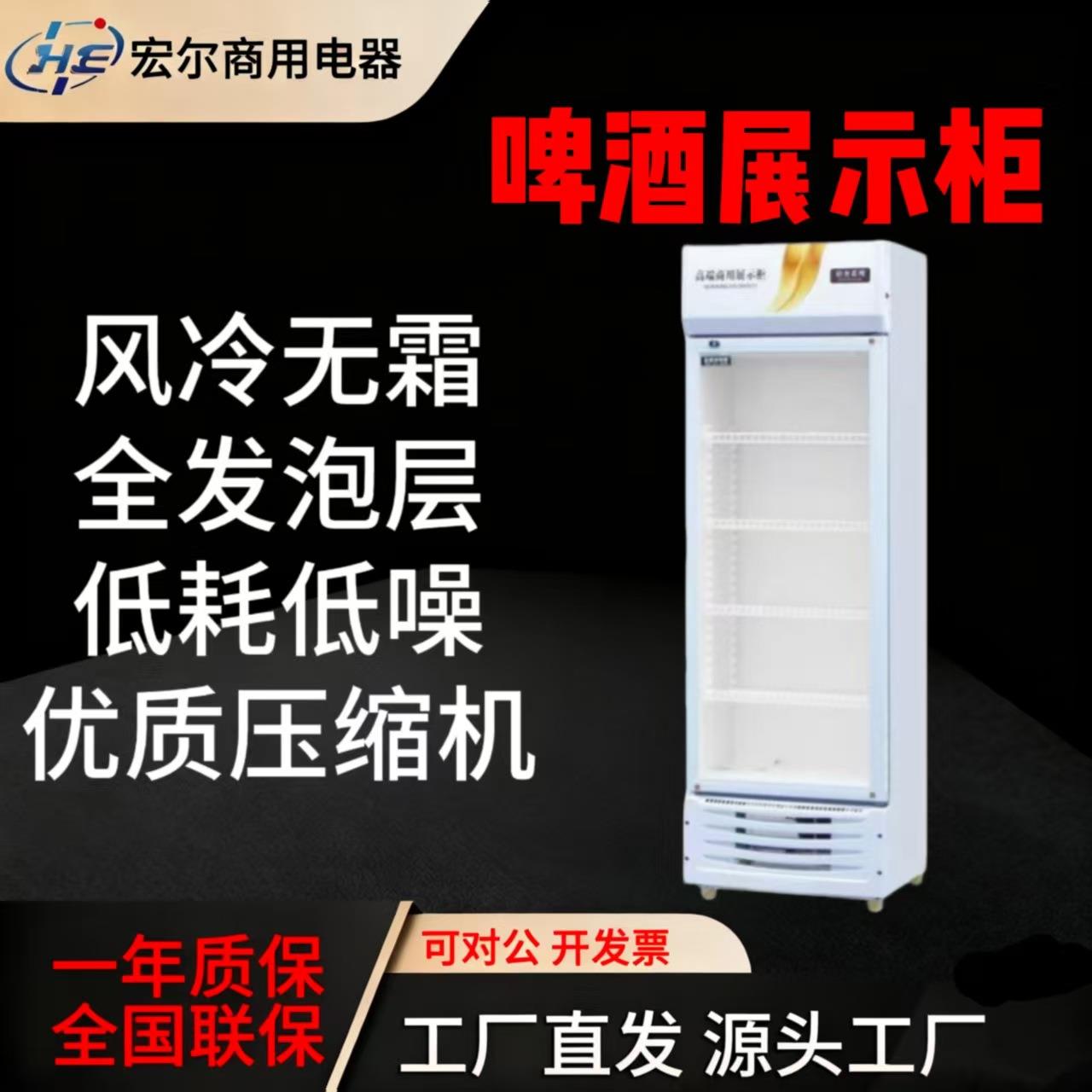 啤酒柜饮料冷藏柜立式商用双门冰箱超市保鲜柜展示柜