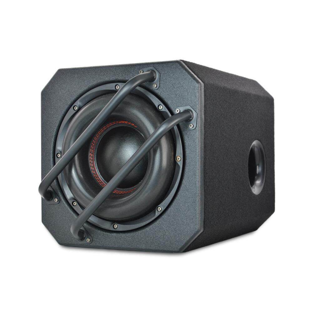 厂家车载音响改装大功率1200W方形12V有源超重10寸汽车低音炮