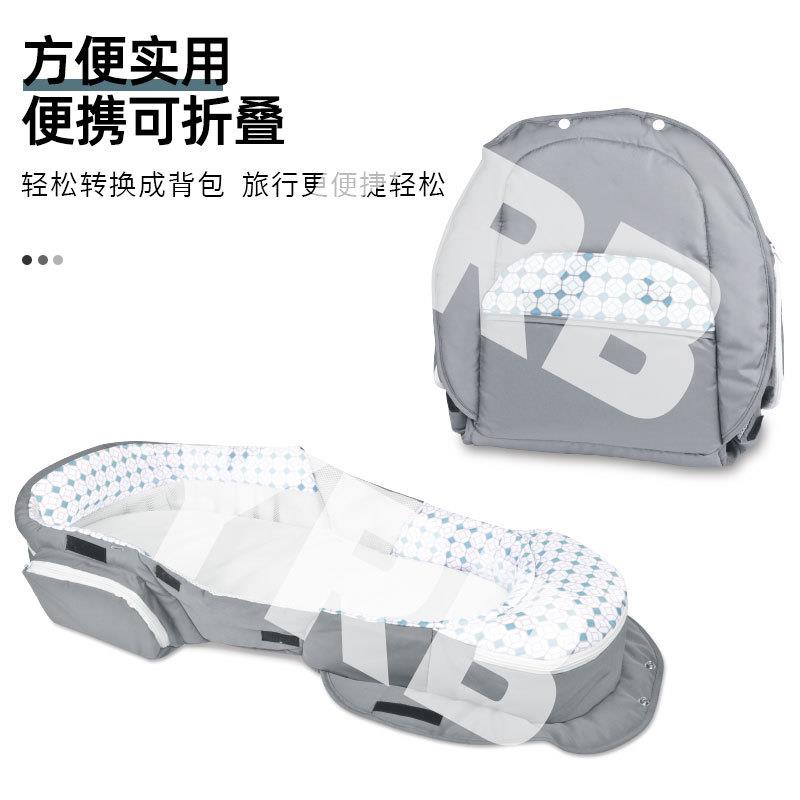 新款直销婴儿分隔床多功能婴儿床透气床中床折叠式带蚊帐婴儿床防