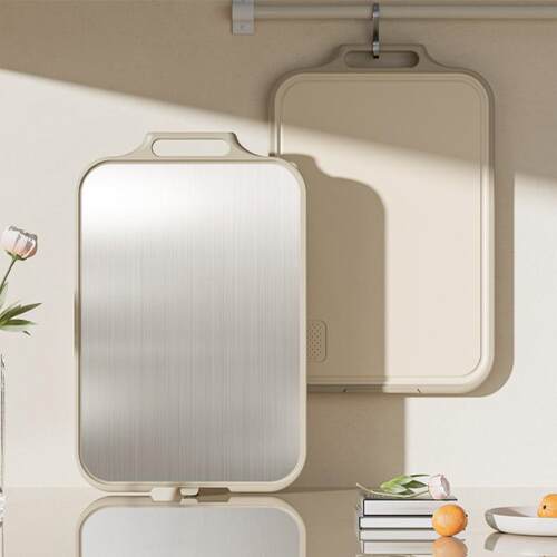 不锈钢菜板家用厨房专用砧板抗菌防霉pp塑料切菜板防滑