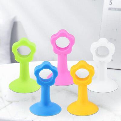 Door Stopper No-Drill Silicone Anti-Collision Buffer Pad, Ba