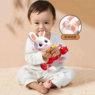 1一38岁5岁益智小兔子抬头练玩具器A0033婴儿练习消耗体力到神