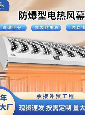 防爆电加热风幕机商用静音工业仓库车间化工厂门头暖风机风帘