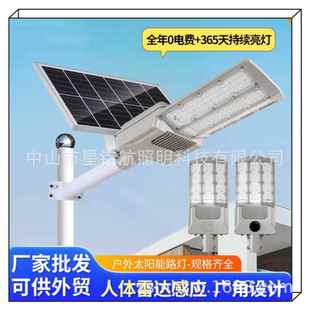 太阳能分体广角路灯LED高亮防水雷工程路灯新农村建设庭院灯华峰
