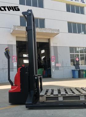 LTMG堆高车1.5吨宽支腿 固定/可调支腿步行式仓库叉车 电动堆高车