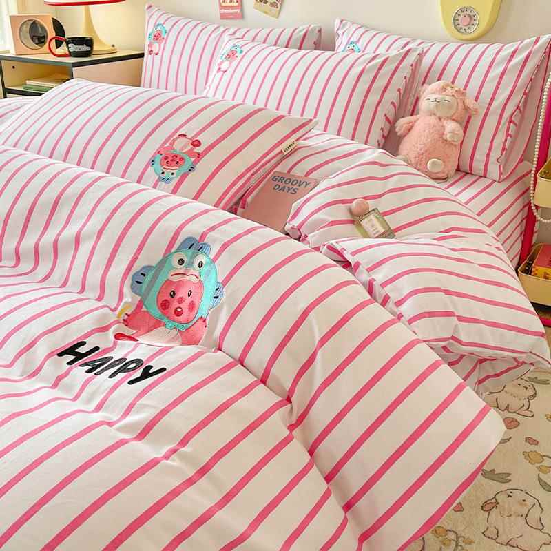 季纯棉粗布被lxy20240套单件1全50×200×230被罩老1.5米棉宿夏舍