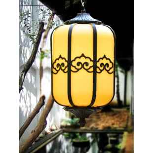 新中式户外凉亭吊灯笼长走廊庭院复古别墅民宿大门厅屋檐吊灯