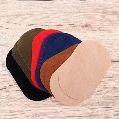 16 Pcs Suede Patch Iron Patches Elbow Men Jeans Adhesive