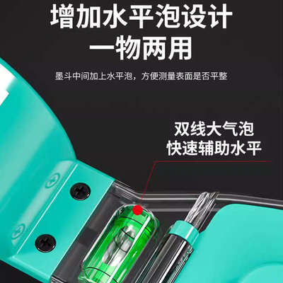 工地神器木斗放线盒线墨盒耐用弹墨线木工多功能老式专用棉线墨斗