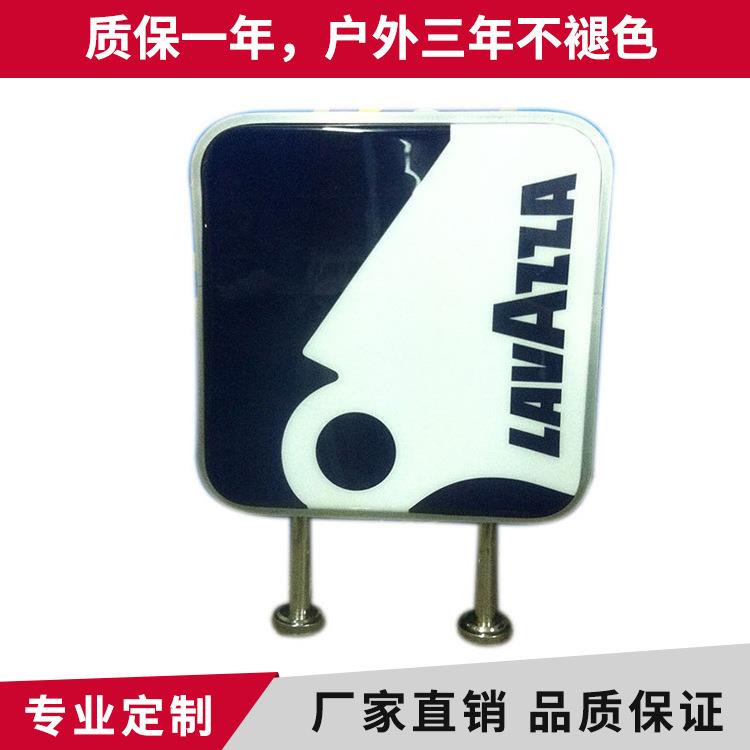 温州雅杰灯户外单双吸面4告招牌塑广灯箱制作不锈钢箱侧翼LED灯箱