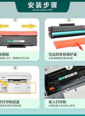 适用奔图M6506硒鼓PD206 P2506 P2510 M6556nw M6606碳粉盒M6506N