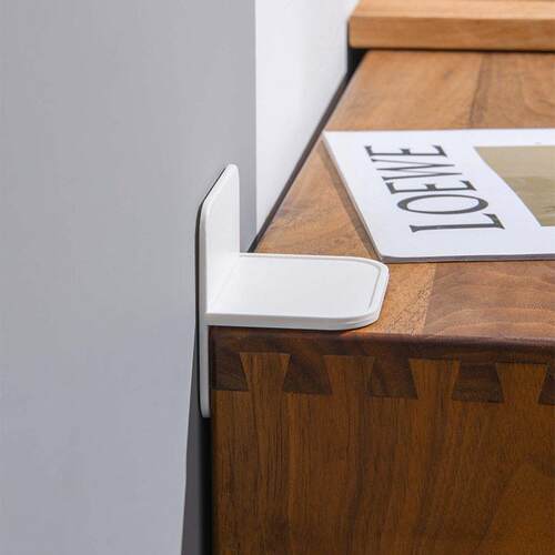 Child Safety Anti-Tip Furniture Fixtures - No-Drill Drawer,