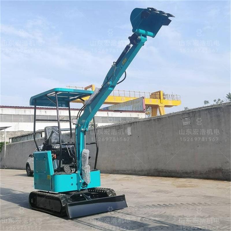 多功能小型液压挖机履带微型挖沟推土机农用挖土小钩机出售