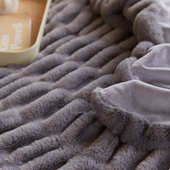 冬季 亲毯毯休闲沙发轻泡泡仿毛盖床肤舒适高档绒毯毯兔毛奢尾皮毯