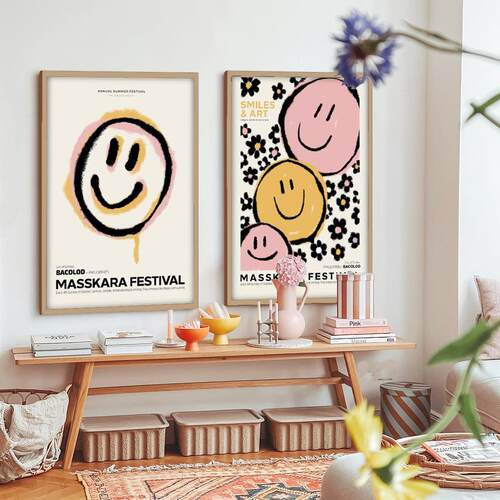 微笑系列Smiles 原版艺术版画进口PSTR Studio*Zoe Wodarz装饰画
