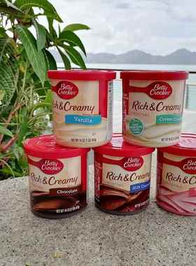 Betty Crocker Frosting贝蒂妙厨糖霜涂层香草多口味蛋糕伴侣453g