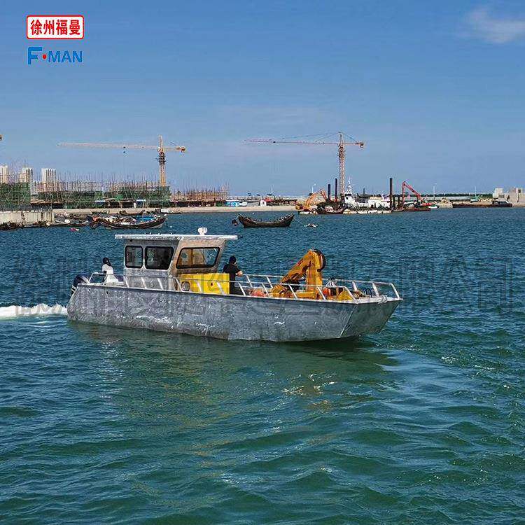 出口吊机2吨折臂船用小吊机游艇折叠臂吊码头克令吊固定式小吊机