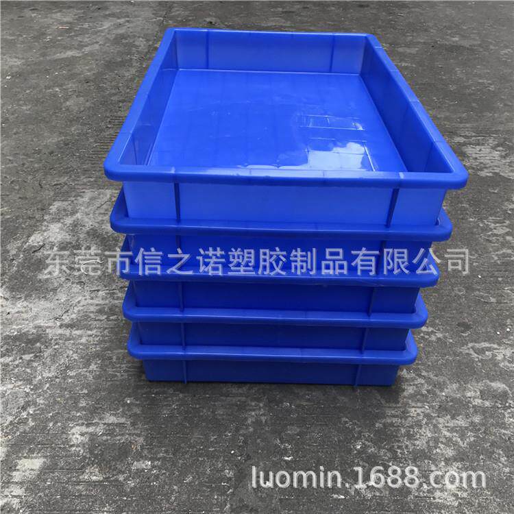 长方形塑料方盘 工厂物料浅盘 玩具托盘 养殖塑胶盆95*75*10