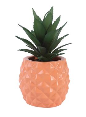 树脂工艺品菠萝植物绿植办公桌摆件送女友礼品多肉花盆假花盆景