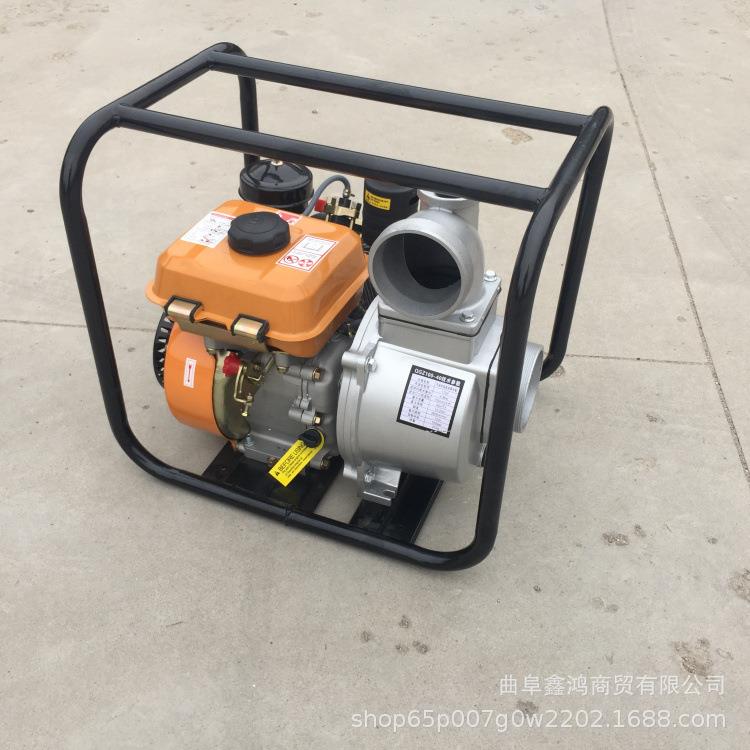 抗旱抗洪汽油自吸泵 便携式防汛柴油自吸泵 100mm口径灌溉抽水机
