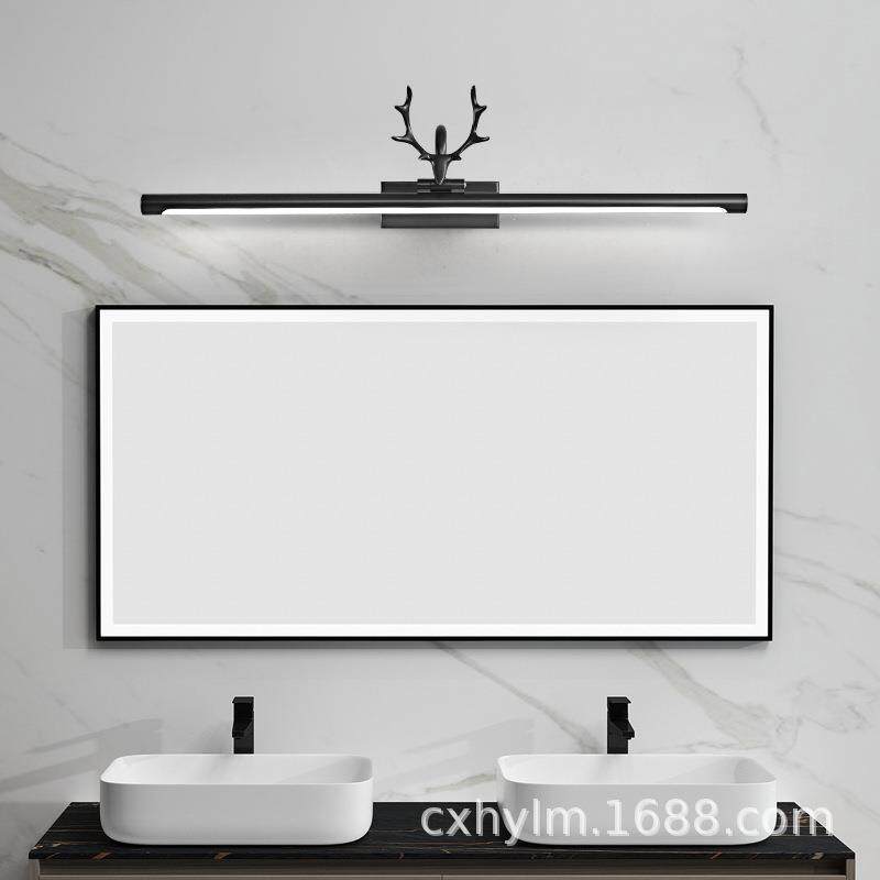 简约北欧楼梯过道实木壁灯卧室床头灯LED浴室镜前灯灯具