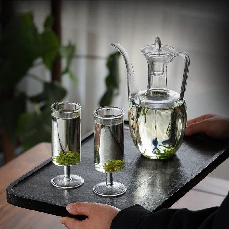 彷宋执壶2025新款泡茶器红茶茶壶泡茶家用玻璃水壶耐高温茶具套组