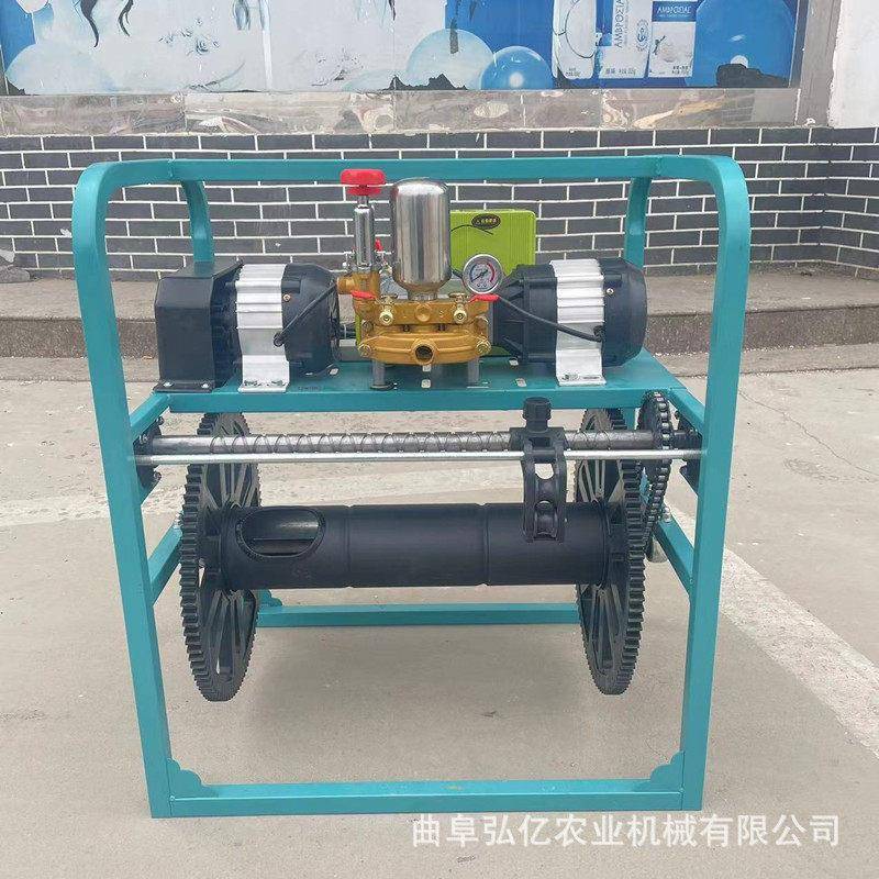 新款直销农田效率电动打机纯铜双电机果园喷雾器三轮车载灭虫消杀